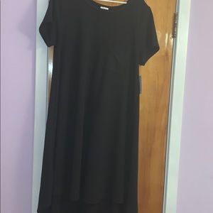 Solid black Carly dress
